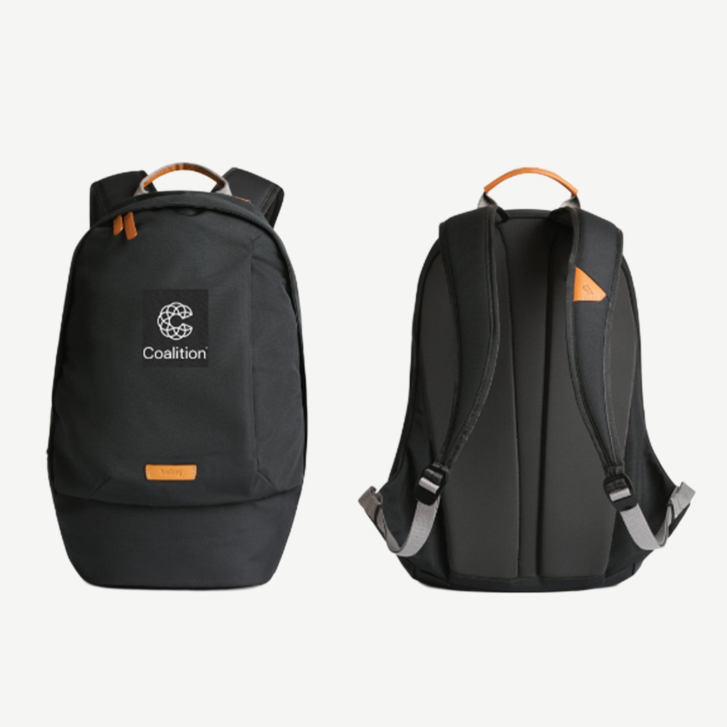 Black Backpack with White Logo (US)