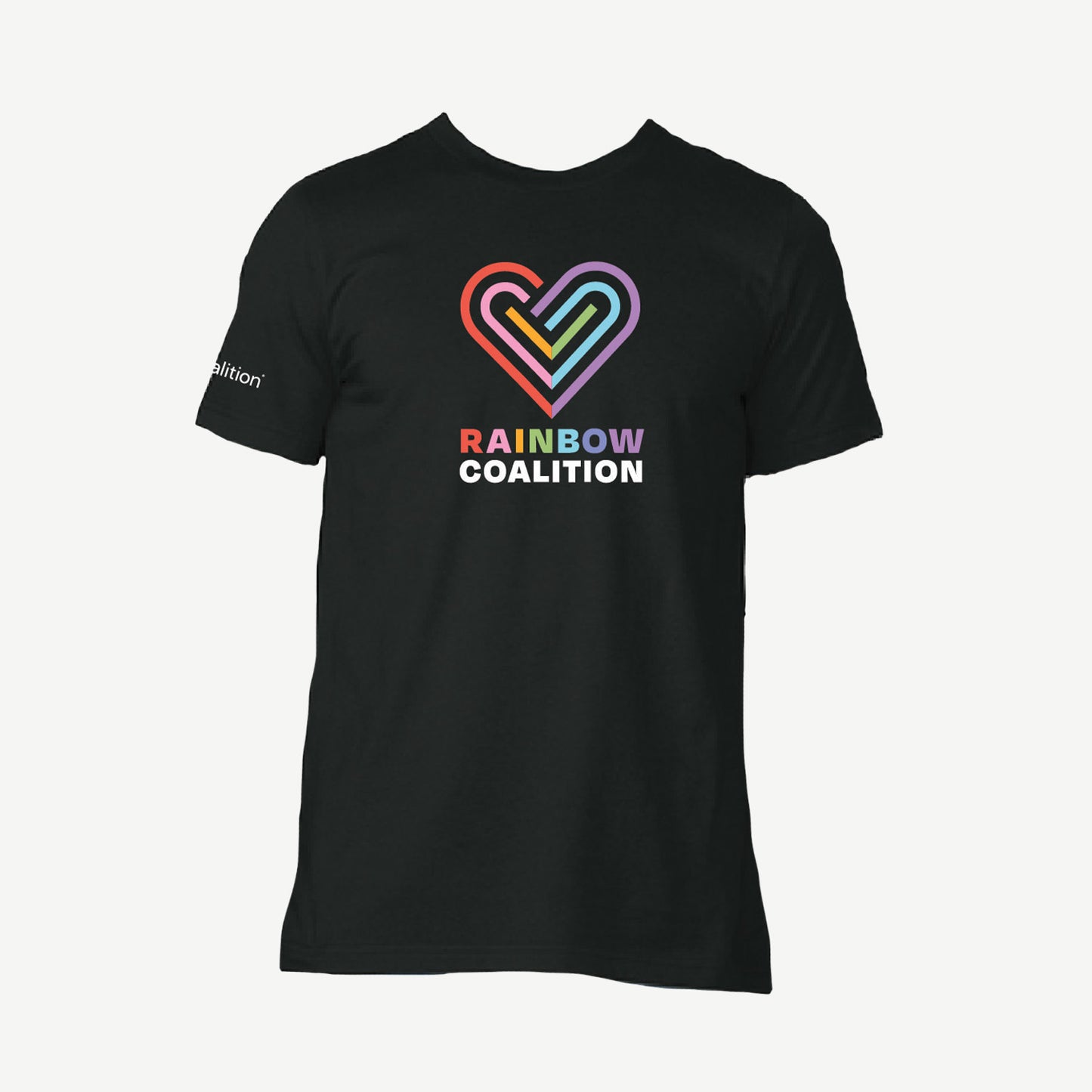 Unisex Black Rainbow Coalition Tee (US)