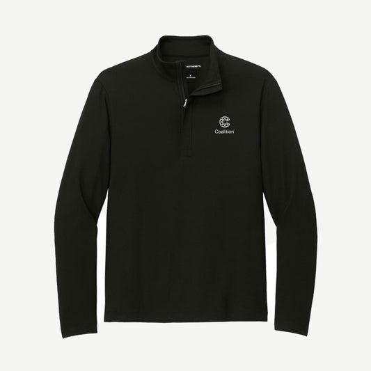 Unisex Black Port Authority 1/4 Zip (US)