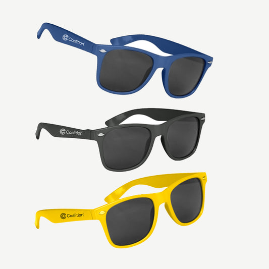 Sunglasses with Logo on Arm; no case (US)