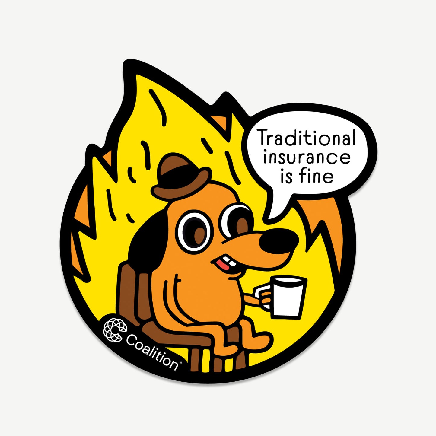 "This is Fine" Sticker (CAN)