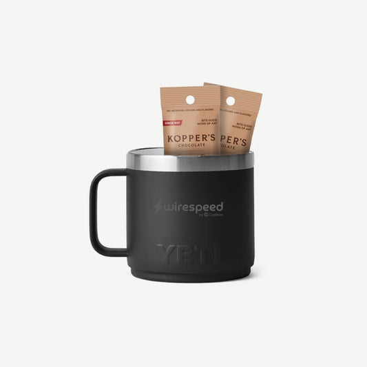 14oz Yeti Mug with Espresso Beans (Credit Card ONLY)