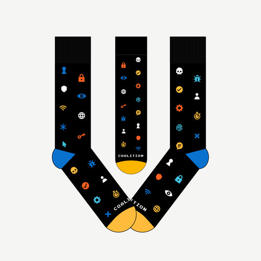 Black Socks with Icons (US)