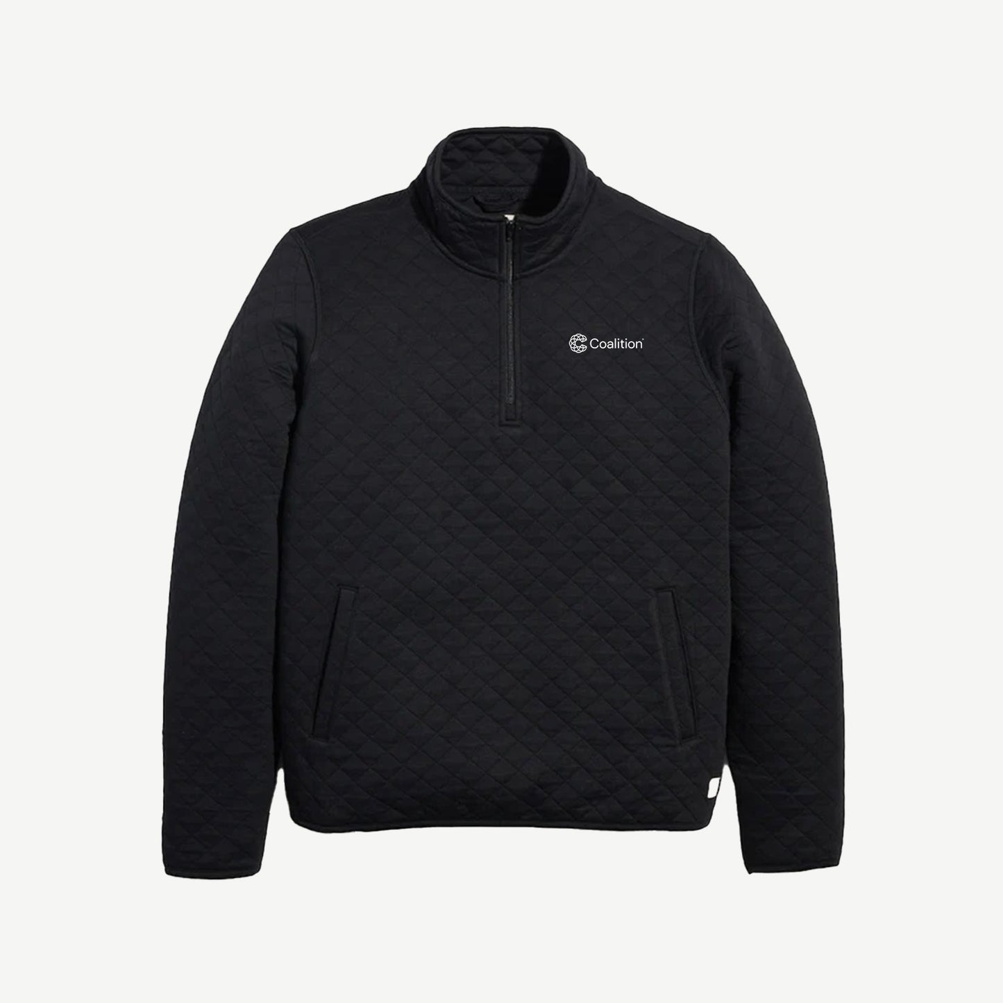 Unisex Black Marine Layer 1/4 Zip Pullover (US)